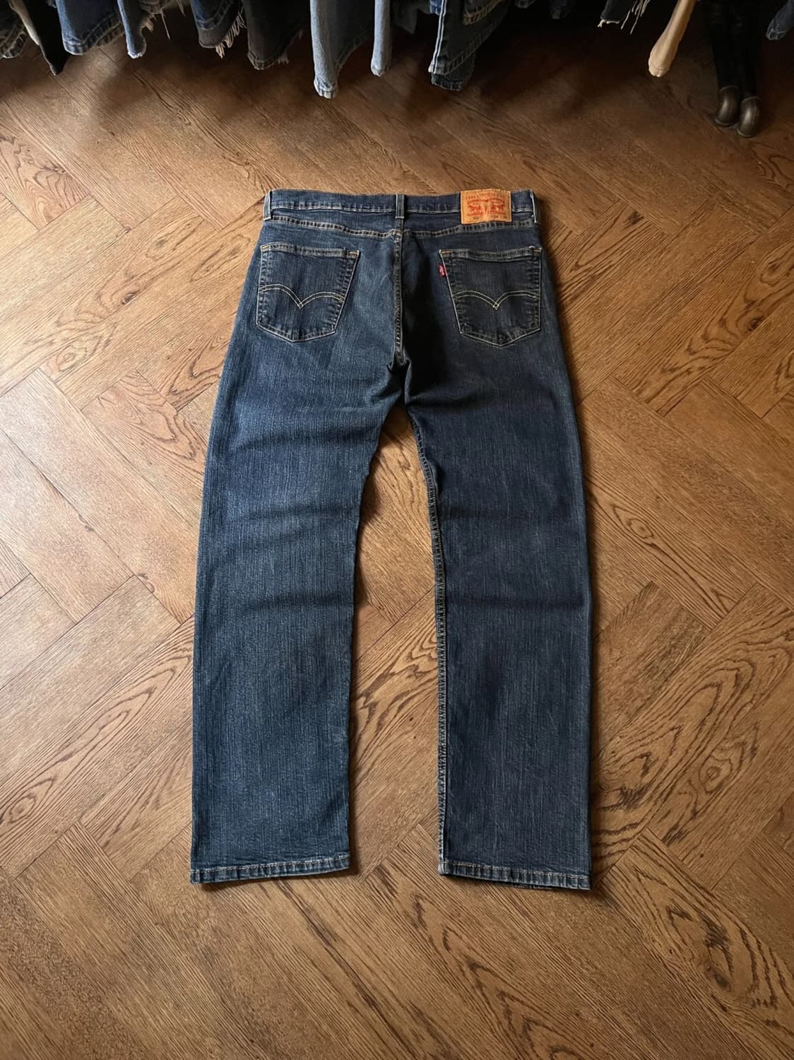 [34]리바이스 505 빈티지 워싱 스트레치 데님 팬츠 상품이미지1