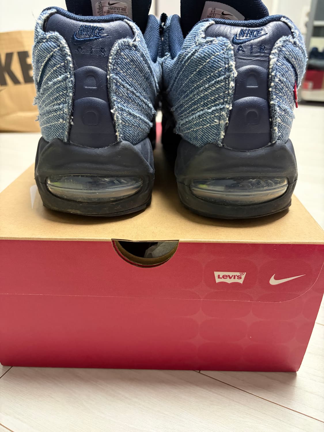 (275) 나이키 리바이스 에어맥스 95 옵시디언 상품이미지6