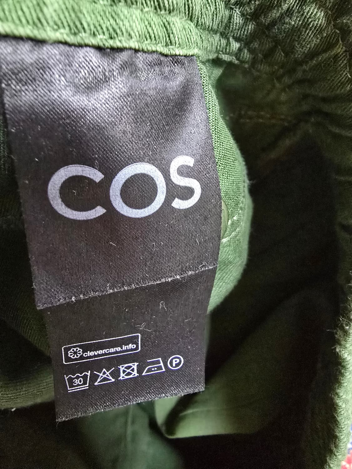 코스 올리브 그린 밴딩 와이드 팬츠 (1944) 상품이미지4