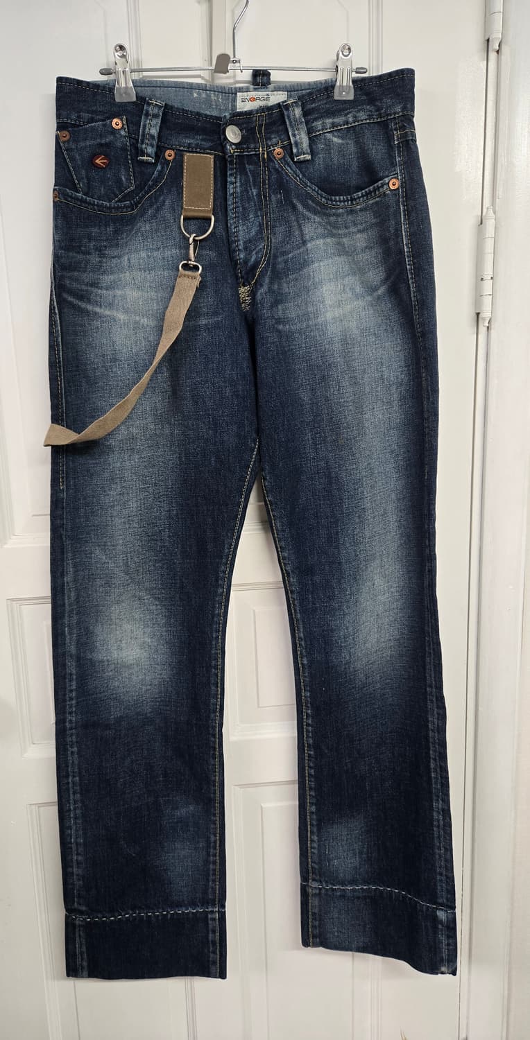 Energie 스트랩디테일 빈티지 데님팬츠 상품이미지1