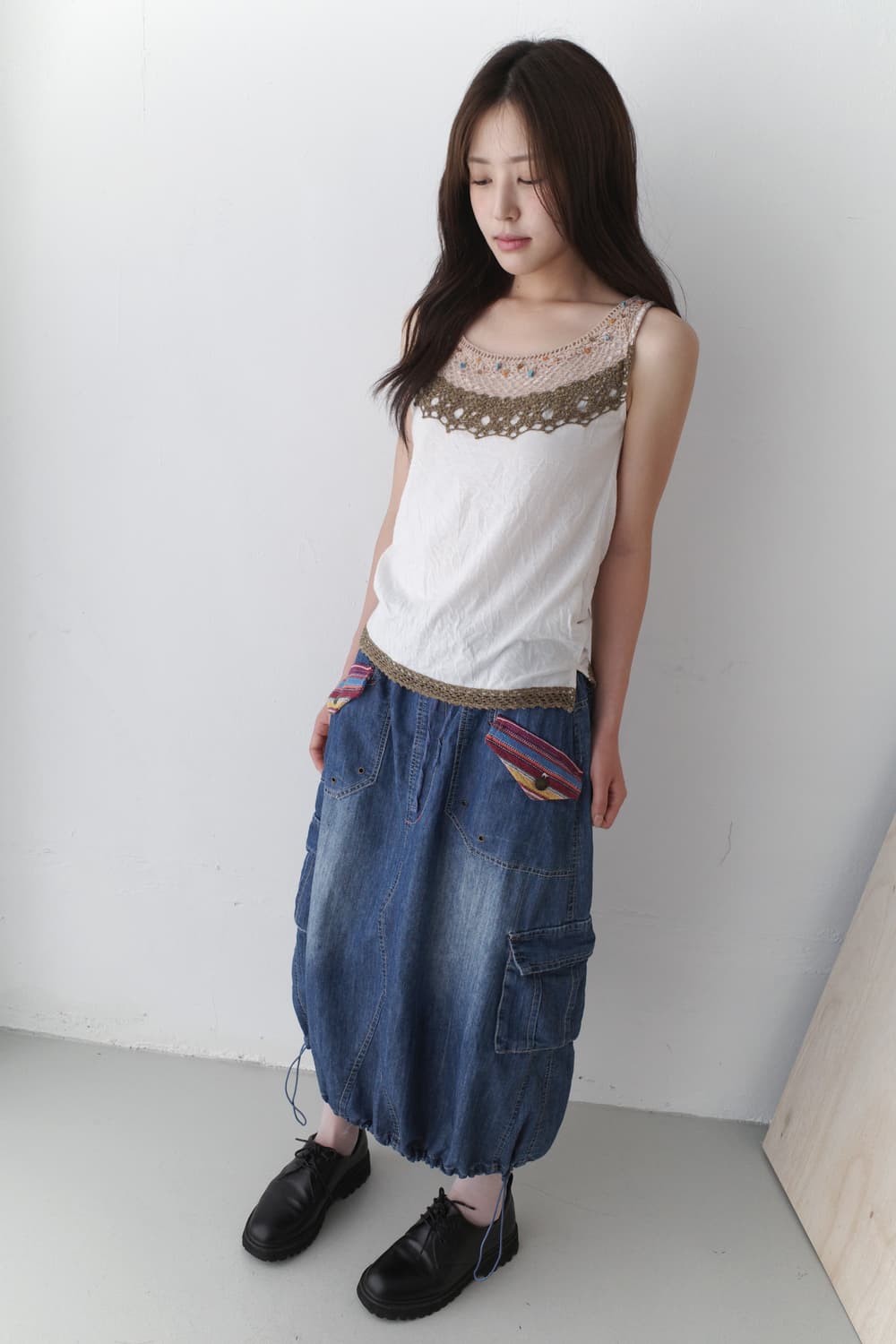 beads crochet sleeveless 상품이미지7
