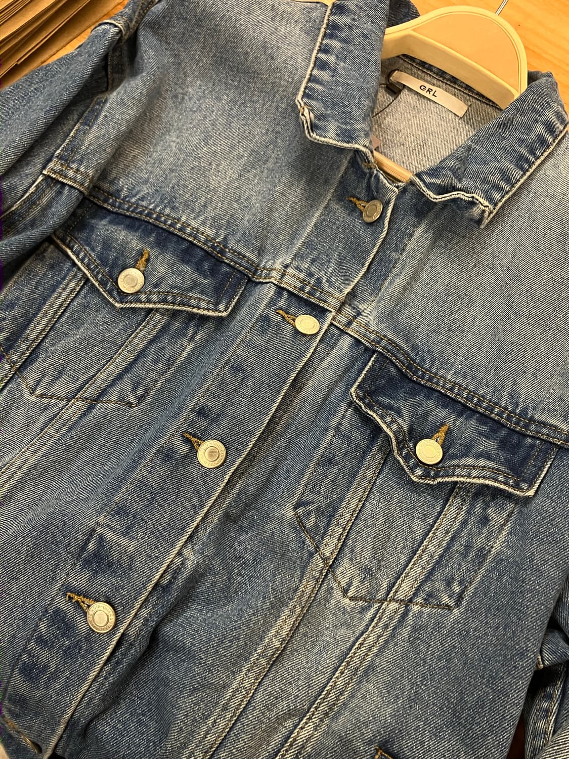 GRL 데님 자켓 M #csz2725 상품이미지3