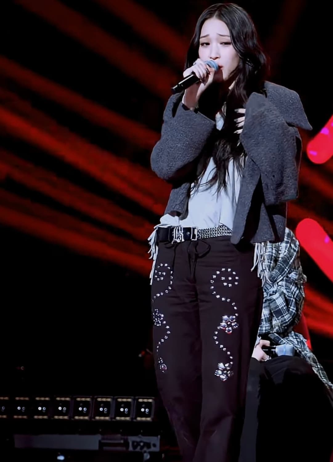 [S]기마구아스 Delya 스터드 팬츠/블랙 상품이미지2