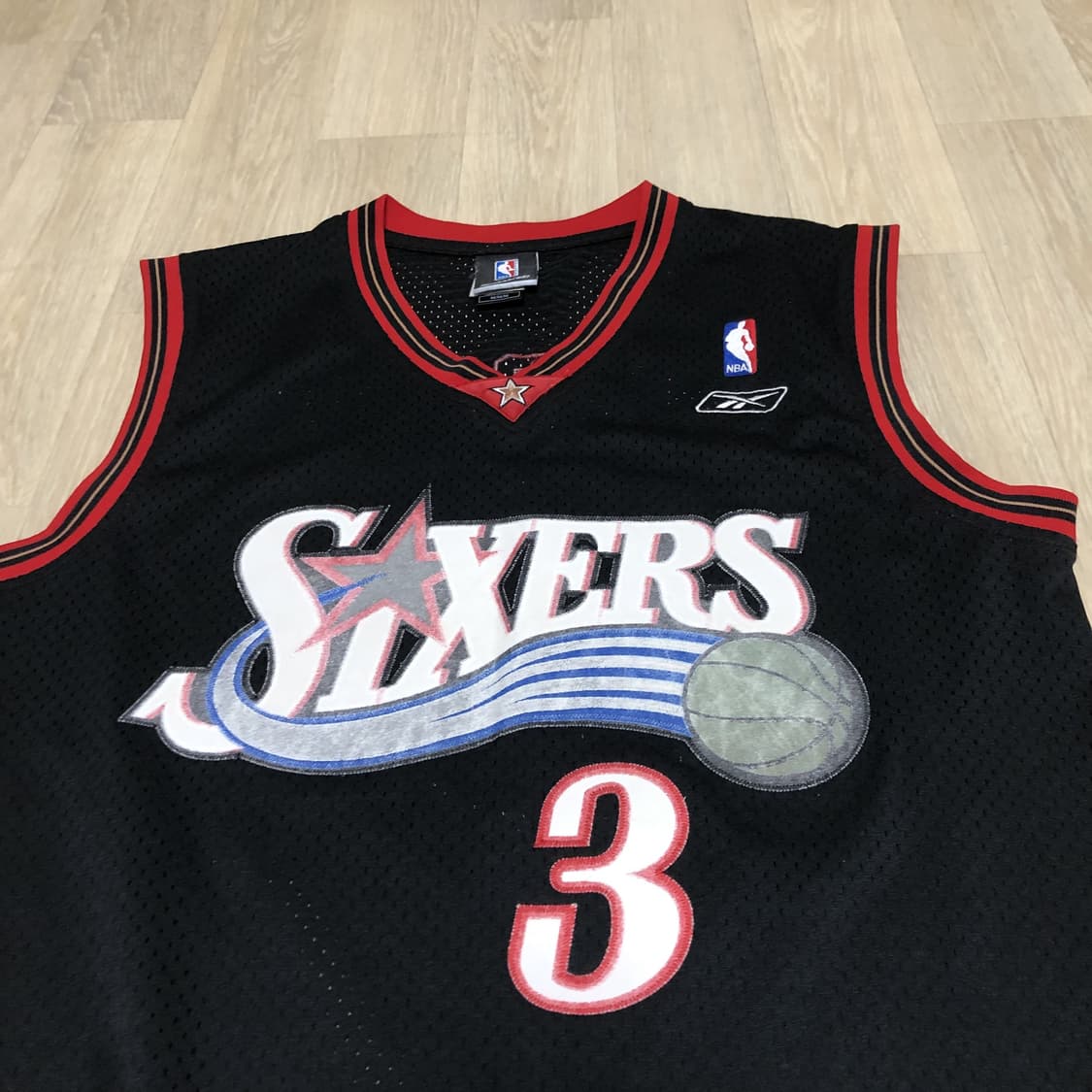 (M) 리복 NBA 스윙맨 필라델피아 식서스 아이버슨 유니폼 져지 상품이미지9