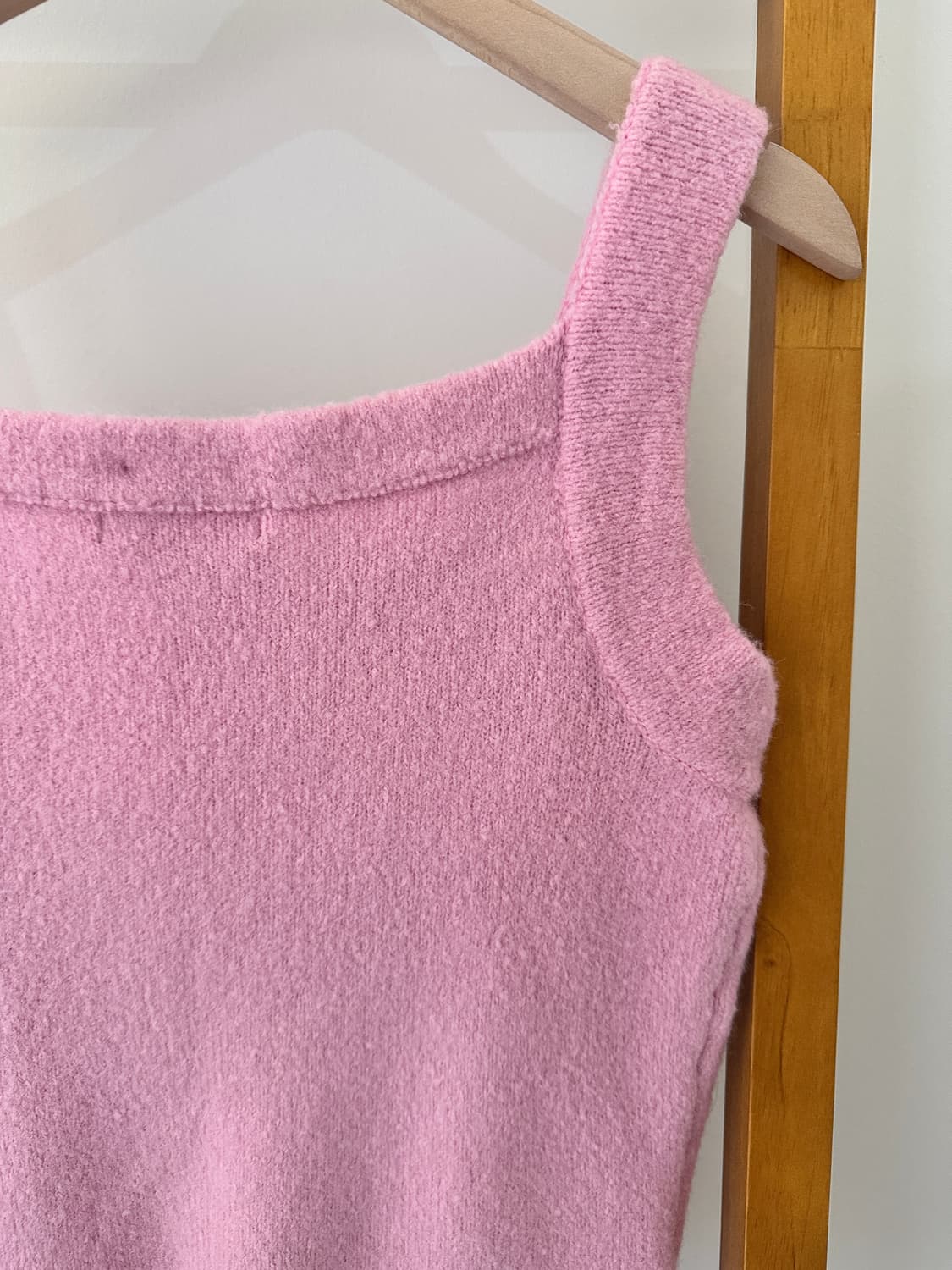 레니본 핑크 니트(뷔스티에) 상품이미지8