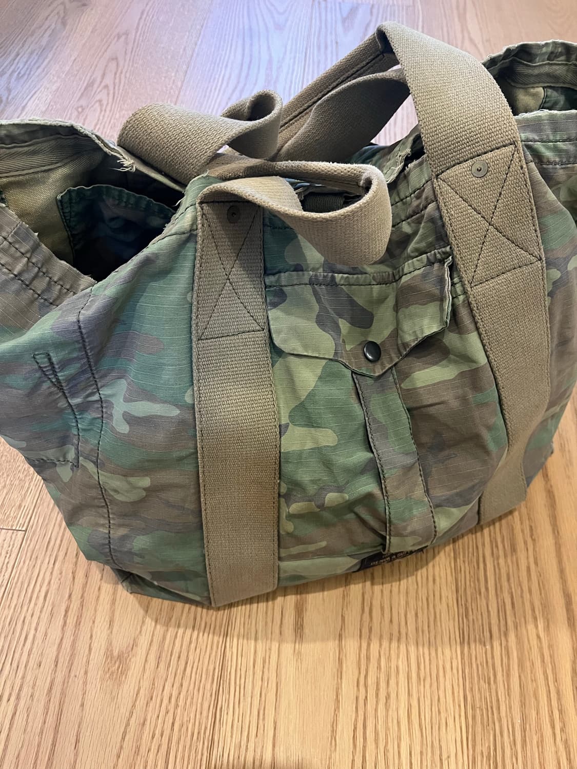 빈티지 랄프로렌 폴로 데님&서플라이 우드랜드 쇼퍼백 상품이미지3