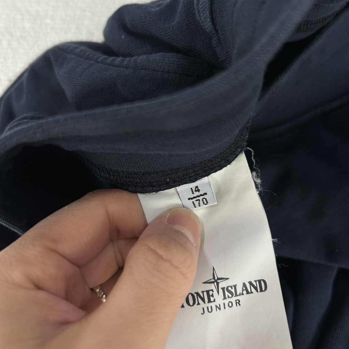 스톤아일랜드 정품 신형 네이비 반바지 유아용 14 상품이미지3