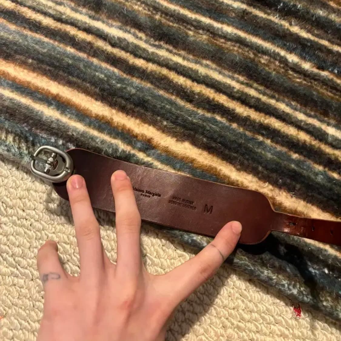 메종마르지엘라 레더 팔찌 상품이미지3