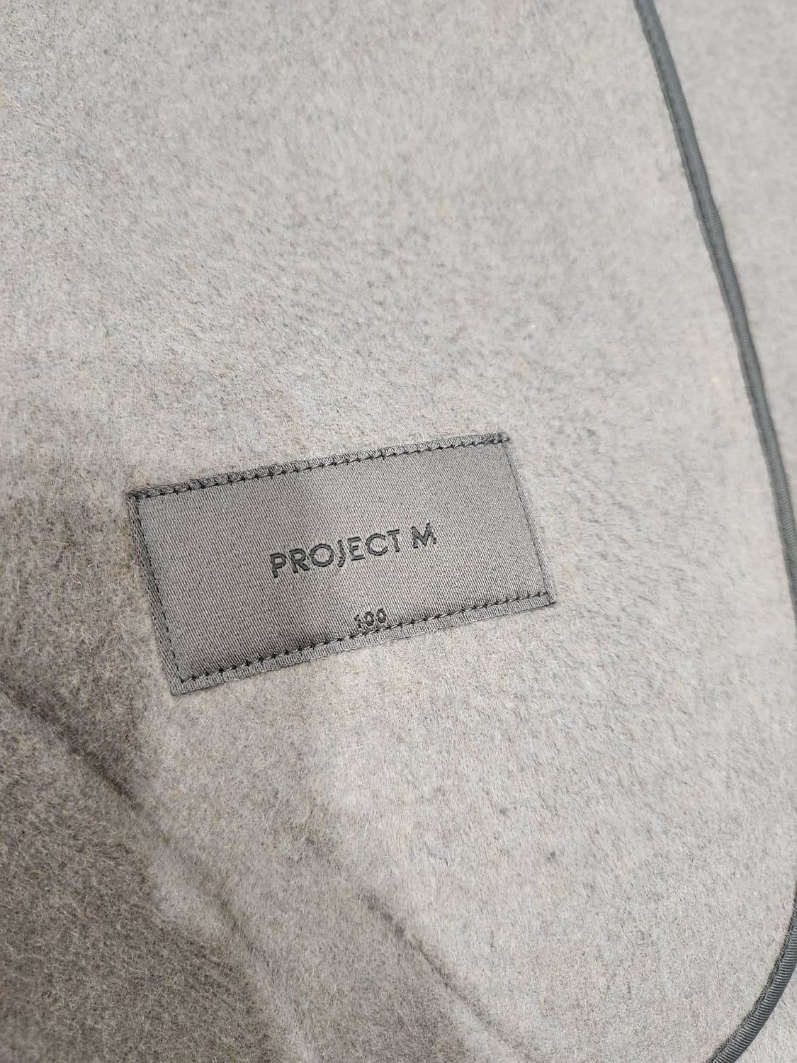 프로젝트엠. 캐시미어블랜디드핸드메이드코트 상품이미지2