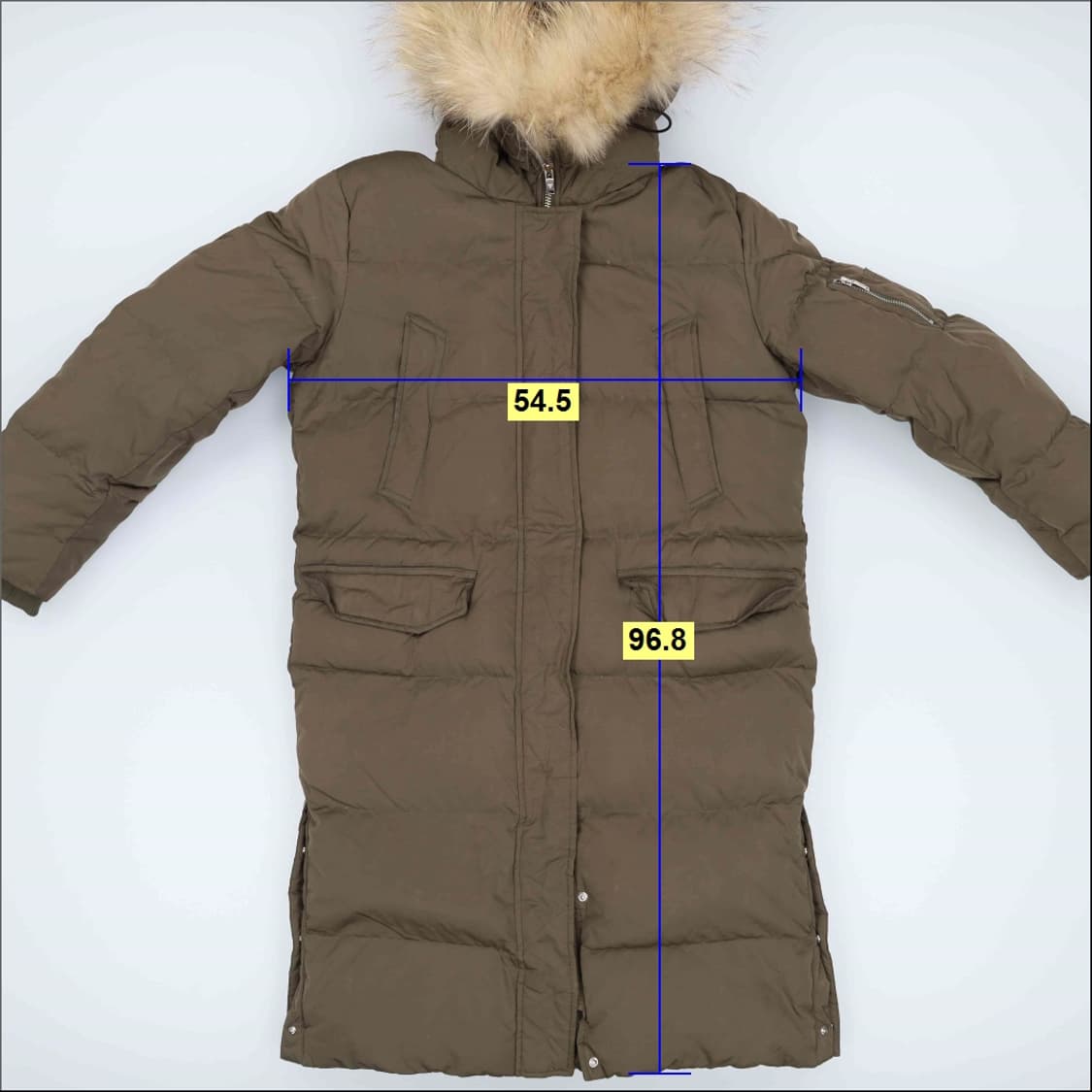 [XS] 게스 덕다운 롱패딩 점퍼 0116H1 상품이미지5