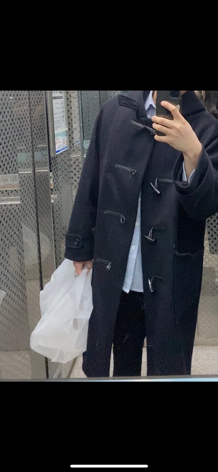 보세 세미오버핏 떡볶이코트 [M] 상품이미지4