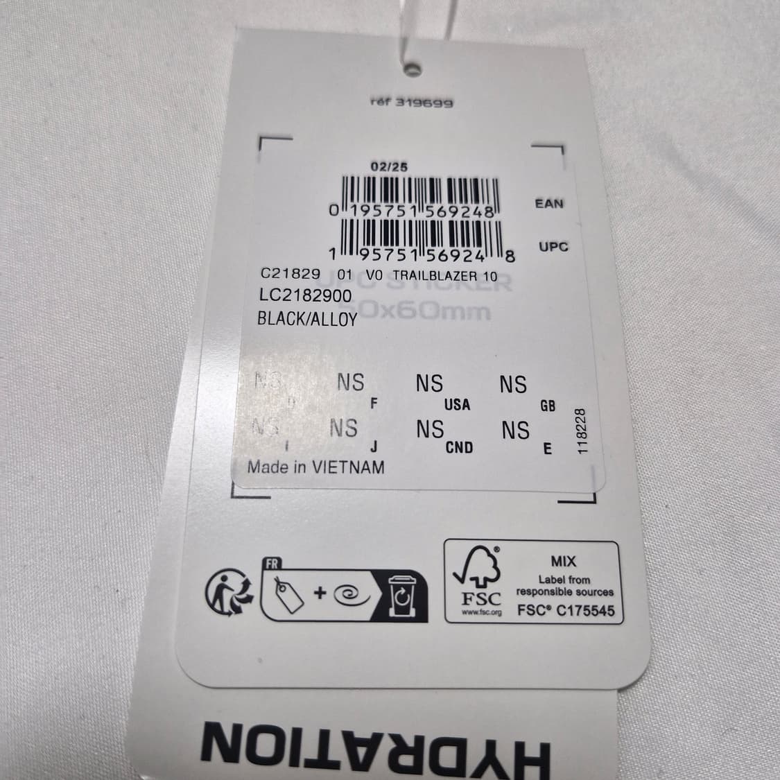 살로몬 트레일블레이저 10 블랙 백팩 가방 상품이미지2