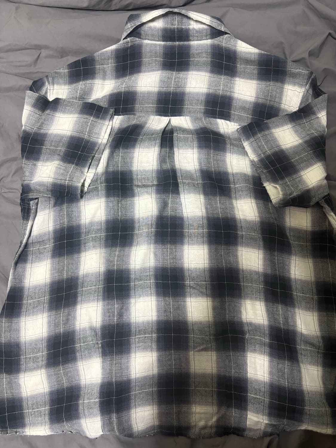 해칭룸 2pk 디스트로이드 옴브레 반팔 셔츠 3 상품이미지3