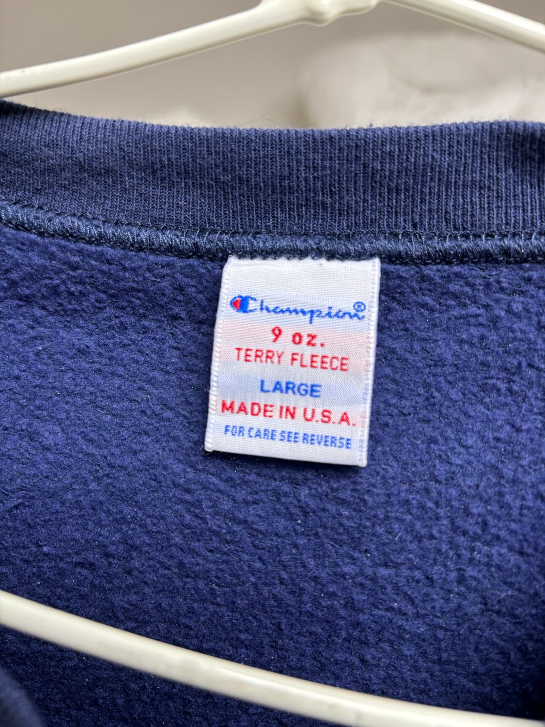 O0s 챔피온 네이비 스웻셔츠 (MADE IN USA) L사 이즈 상품이미지3