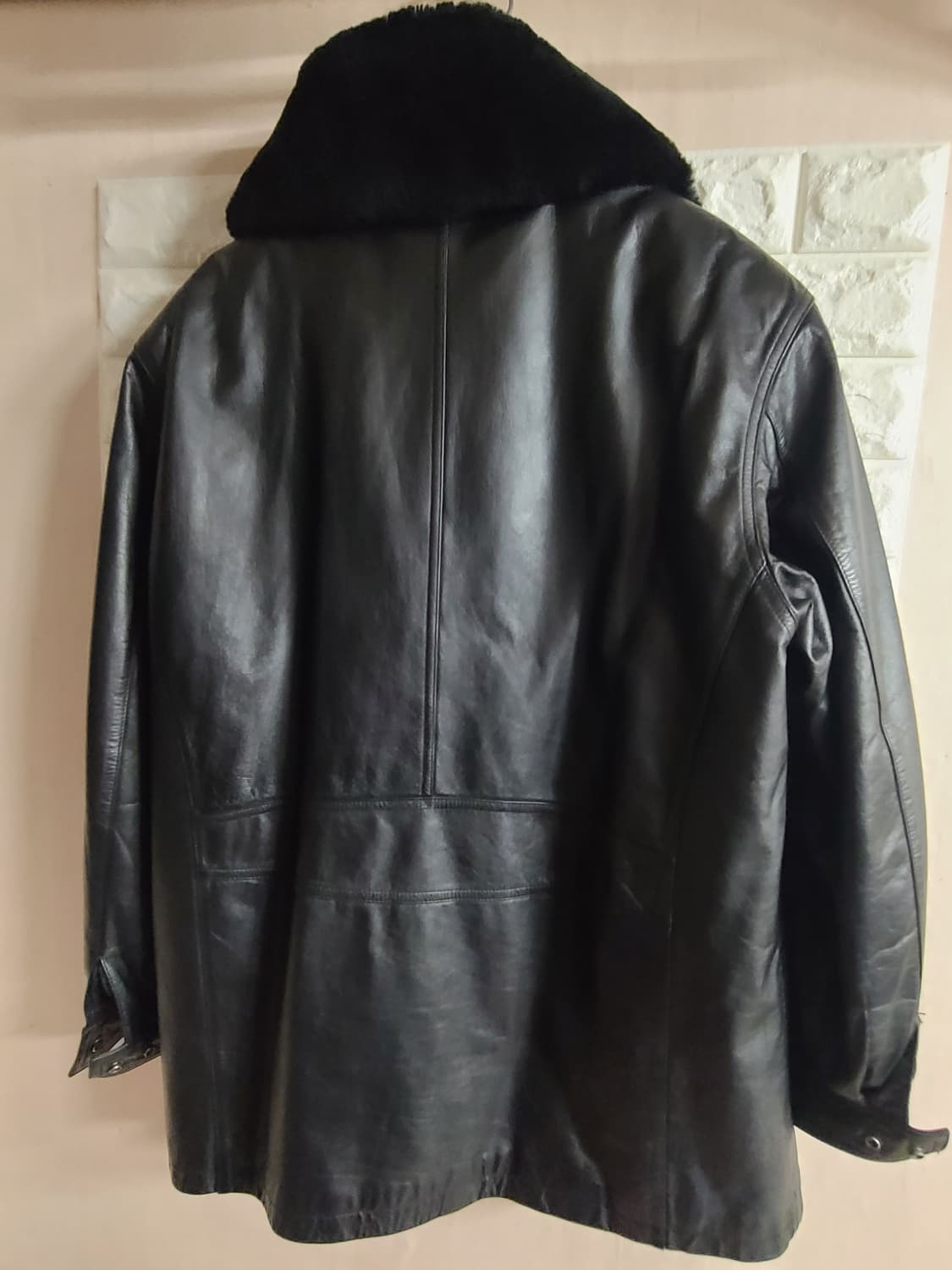 TACOMA 블랙 소가죽 자켓 XL 상품이미지2