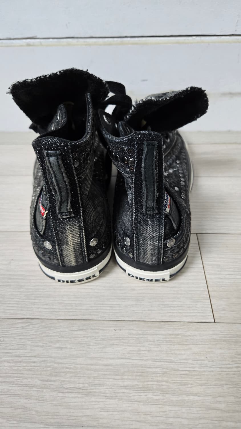 디젤 스터드 데님하이탑 스니커즈 245 상품이미지5