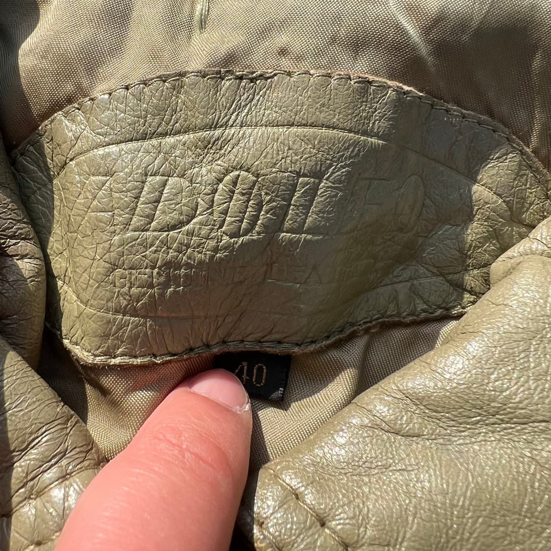 90’s Adolfo 레더 자켓 상품이미지9