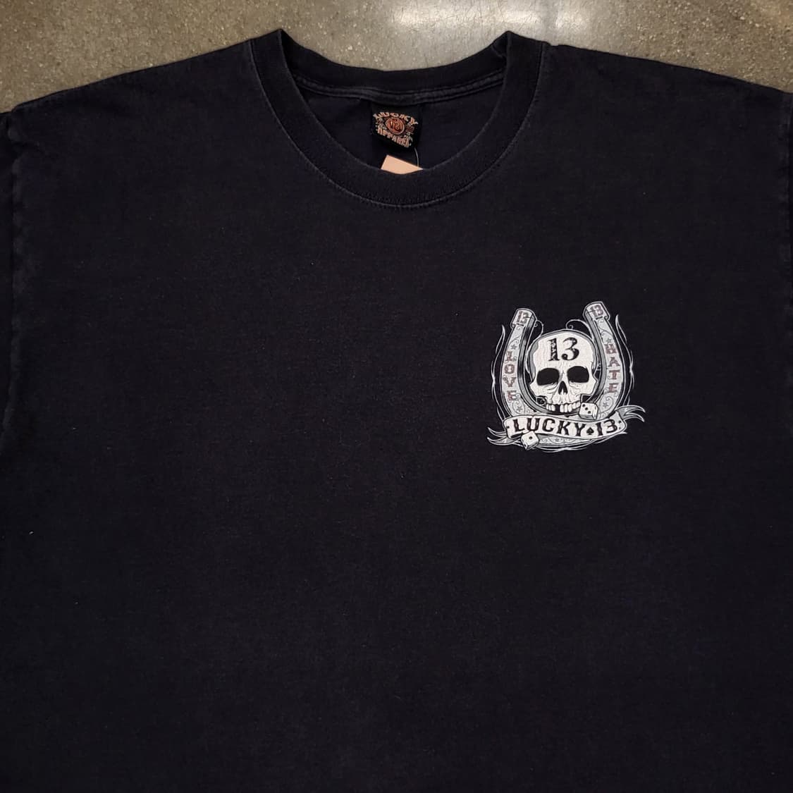 90s Made in USA 미국빈티지 럭키13 반팔티 상품이미지6
