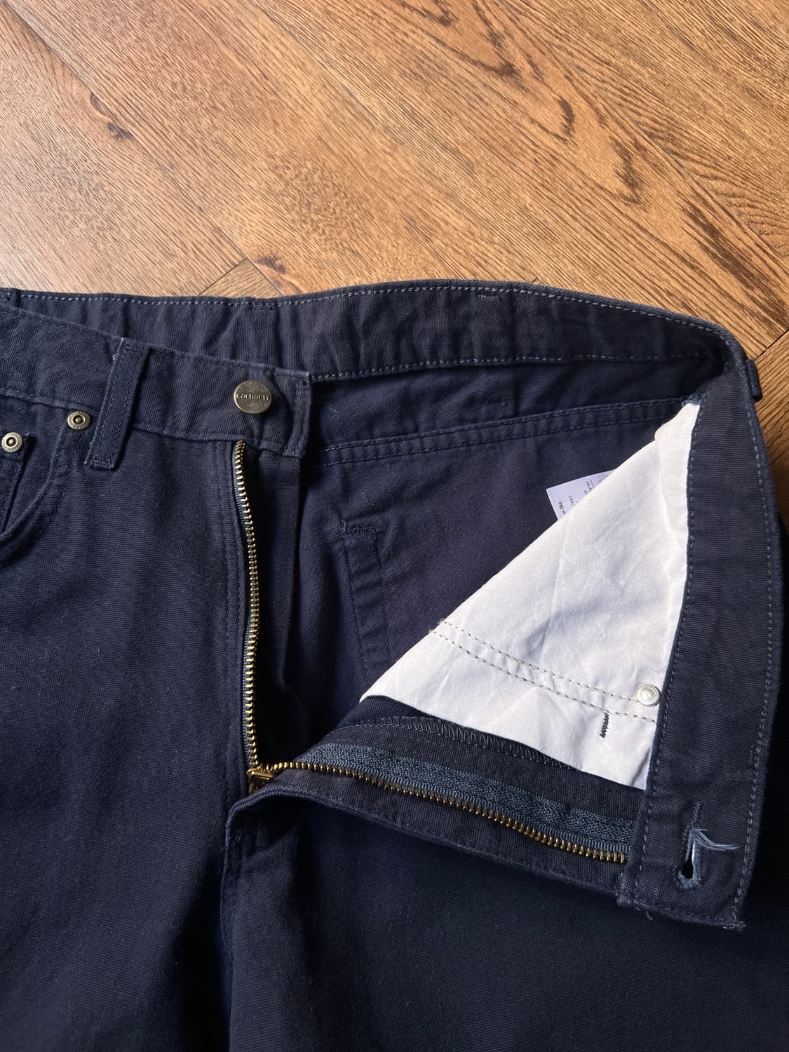 [33]칼하트 USA 미드나잇 네이비 싱글니 워크팬츠 상품이미지3