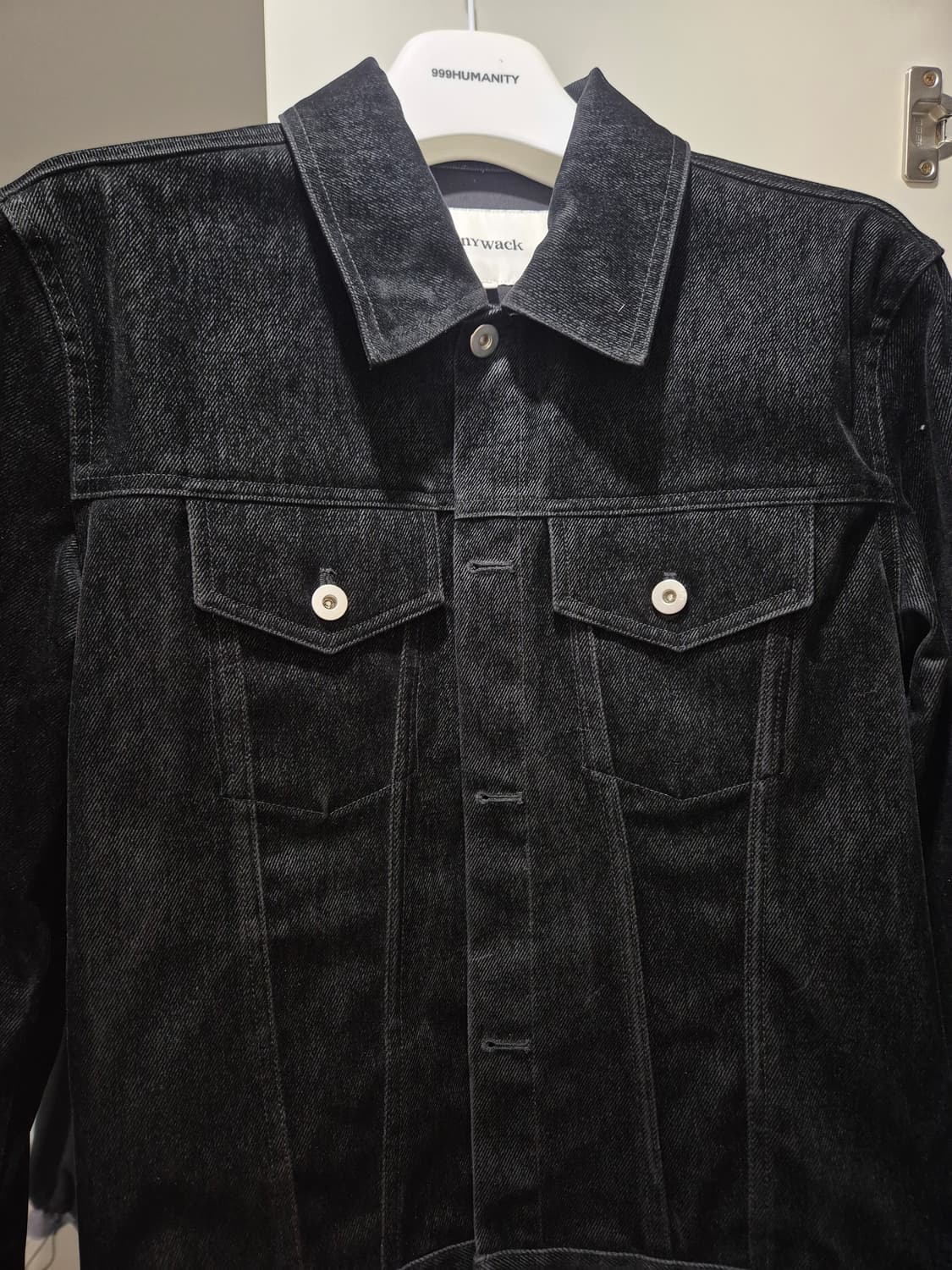 토니웩 벨벳 데님 트러커 자켓 L사이즈 상품이미지2