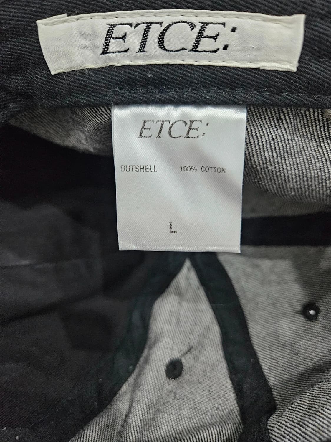 ETCE 아나키 볼캡 (그레이) L 상품이미지5