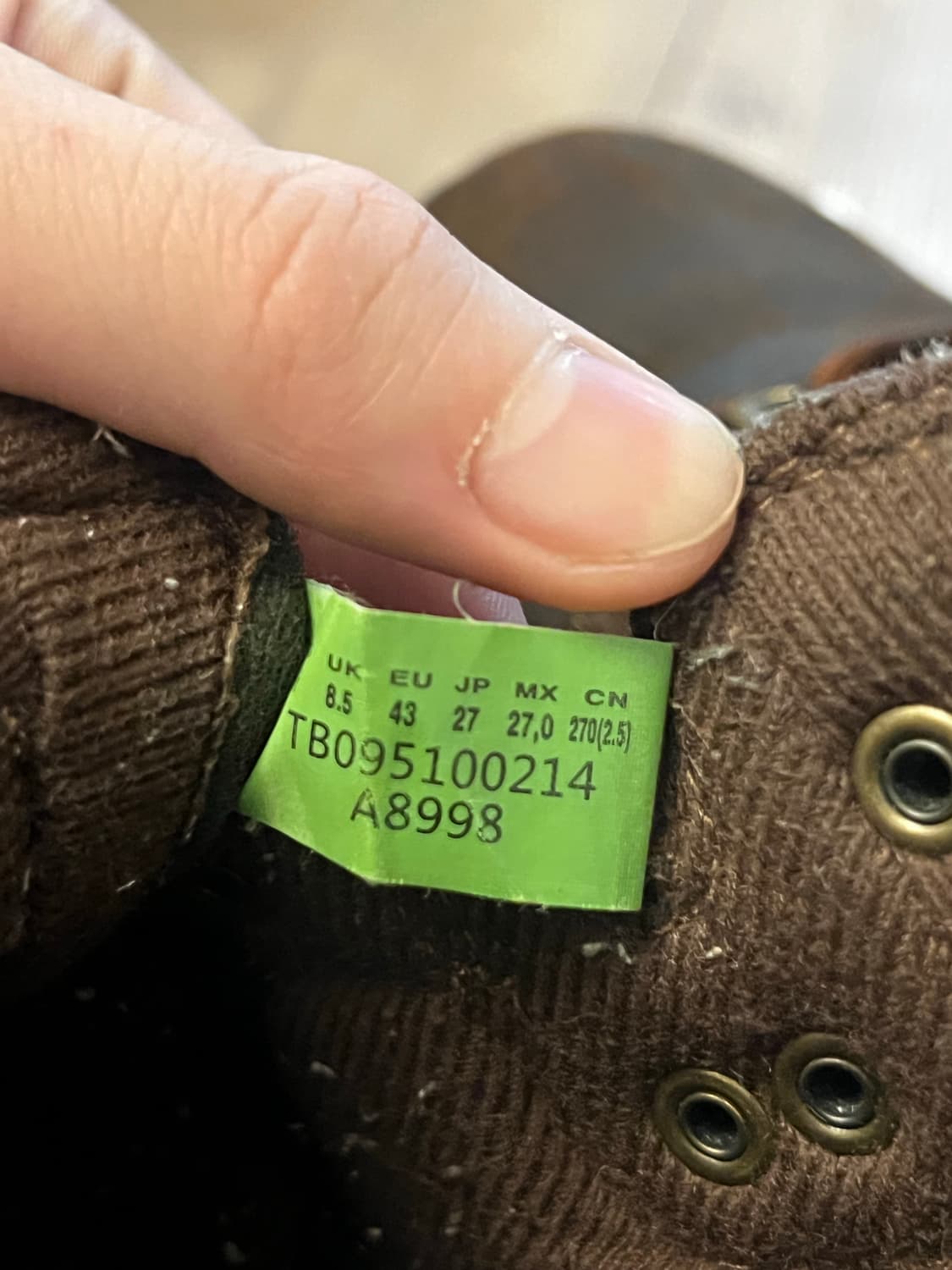 팀버랜드 워터프루프 필드 부츠 브라운 / 270 상품이미지7