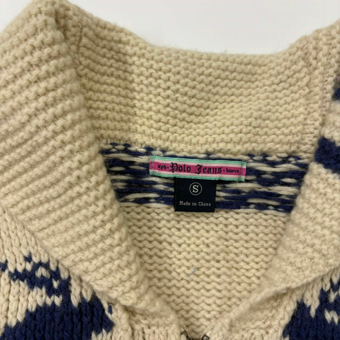 폴로 진스 노르딕 코위찬 걸즈 니트집업(S) 상품이미지6