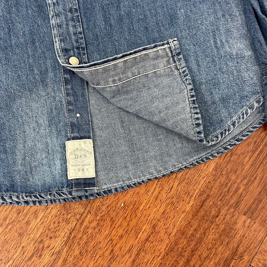 폴로 데님앤서플라이 웨스턴 데님 셔츠 상품이미지2