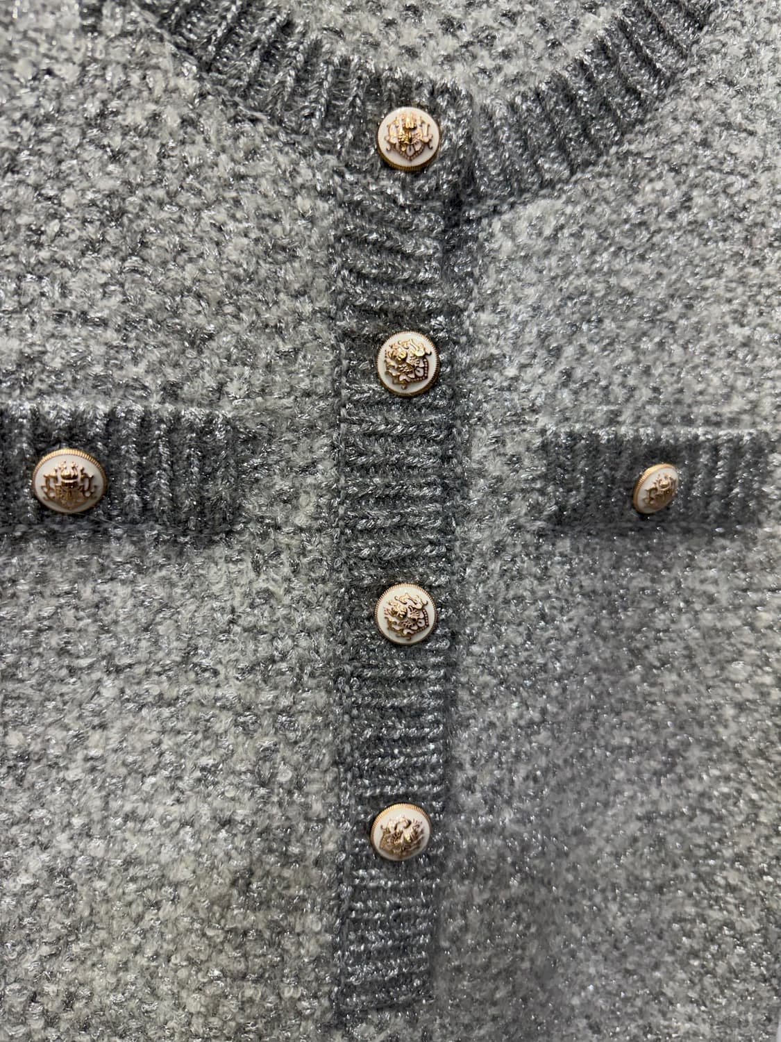 정품) maje 마쥬 회색 니트 원피스 36 상품이미지5