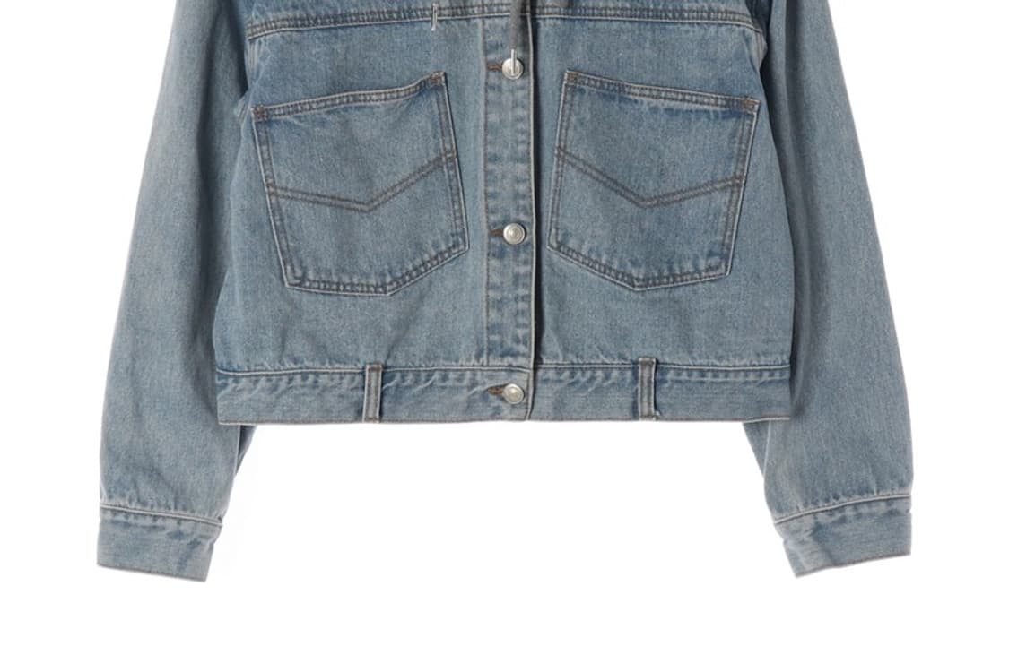 MIXXO 후드 데님 자켓 S 상품이미지4