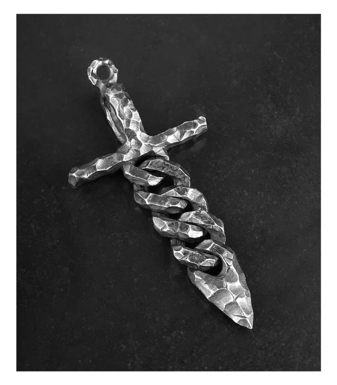 Oceanora S925 수제 홀리 소드 남성 펜던트 상품이미지1