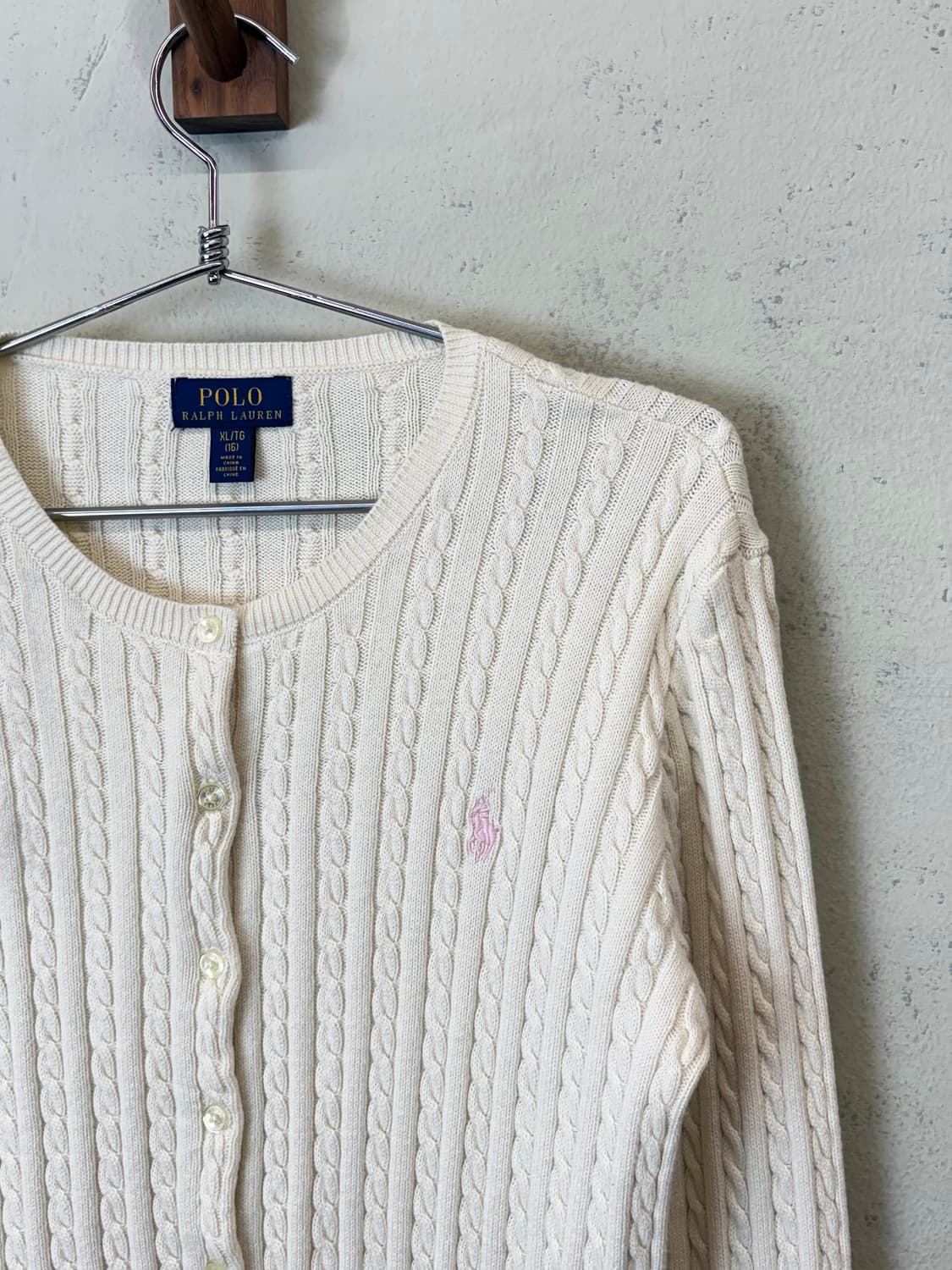 폴로랄프로렌 걸즈 케이블 니트 가디건 상품이미지2