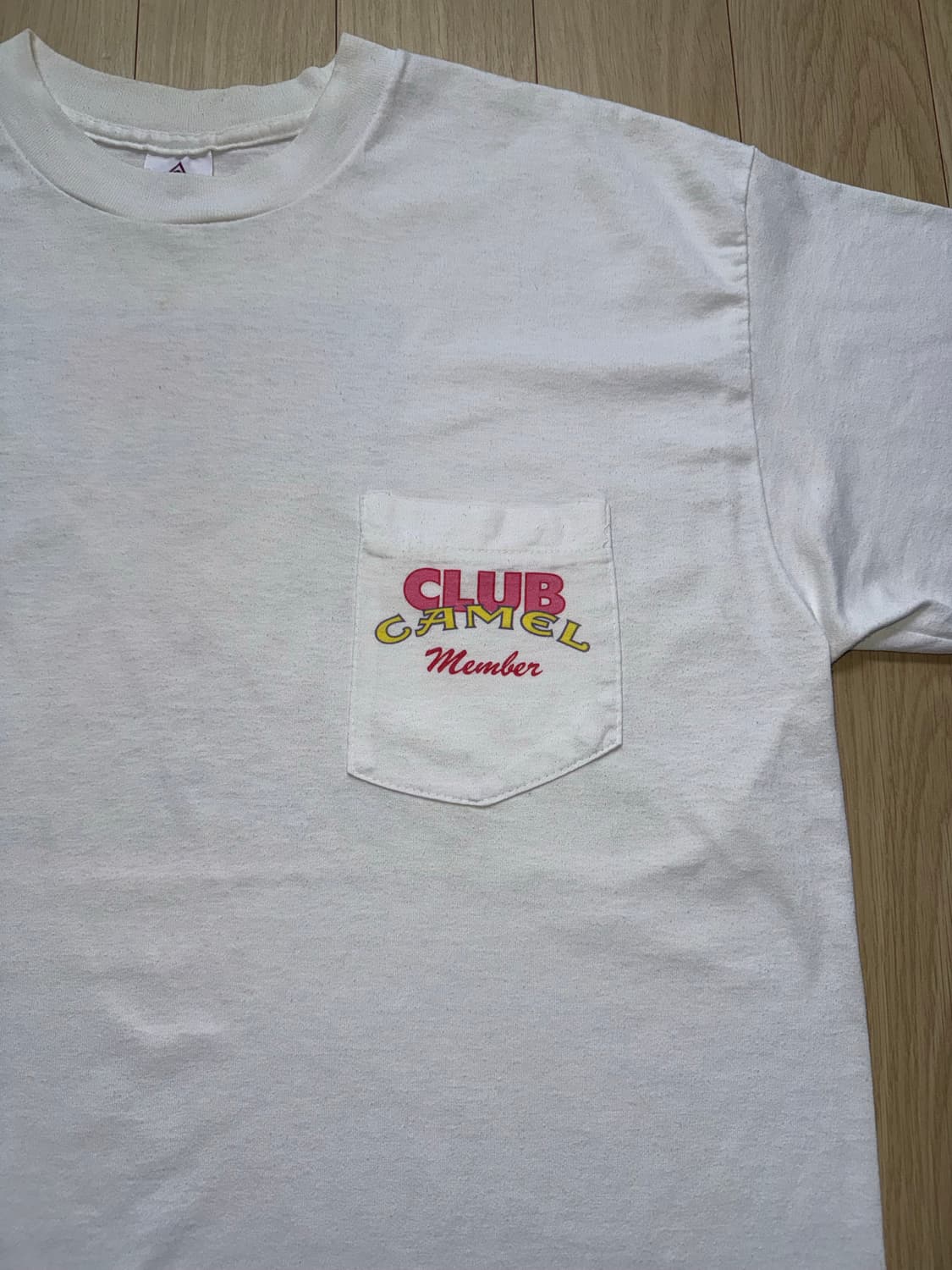 카멜 90s Camel 클럽 멤버스 프로모 빈티지 포켓 티셔츠 상품이미지4
