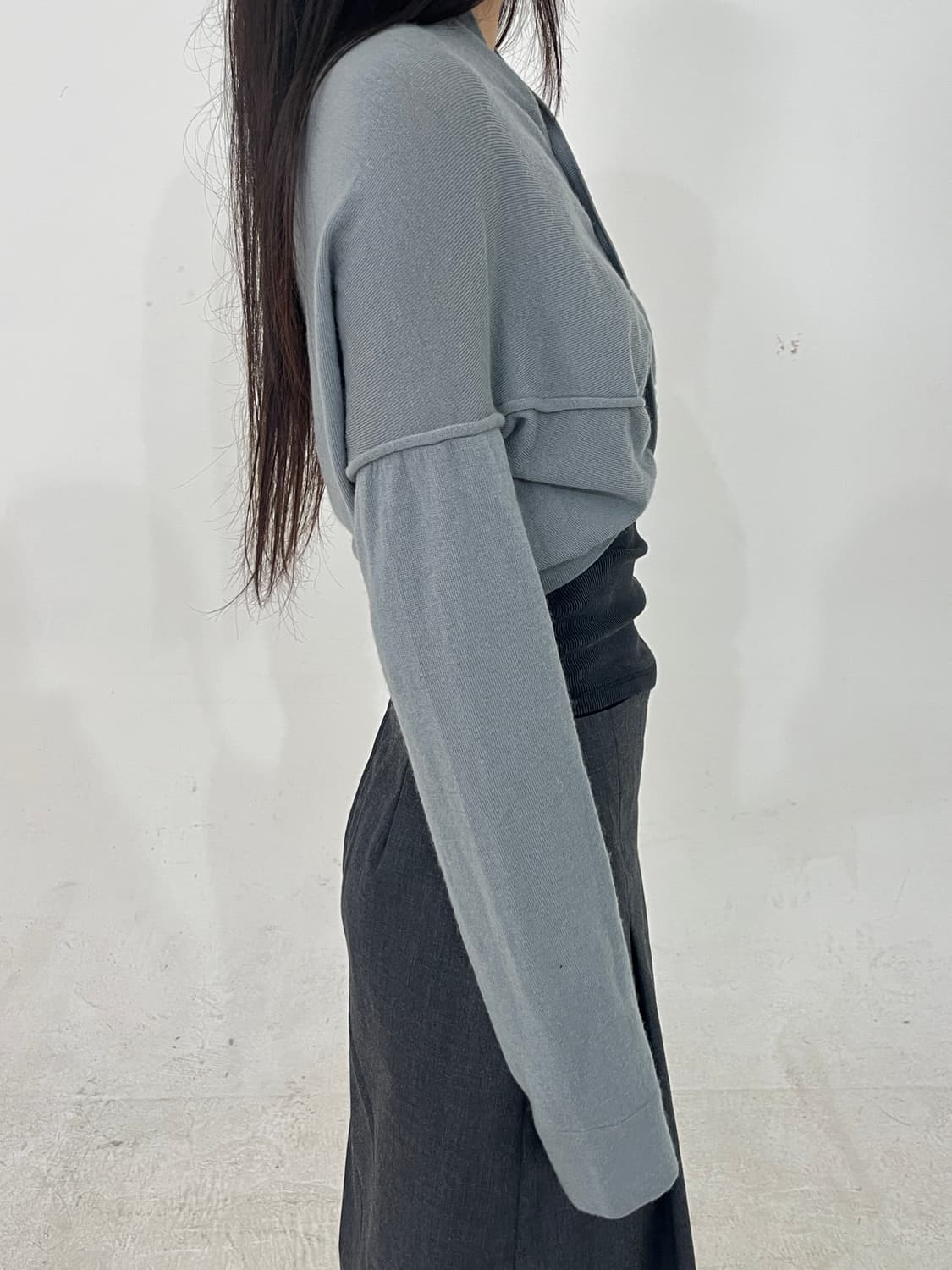 2way cocoon bolero knit cd 상품이미지2