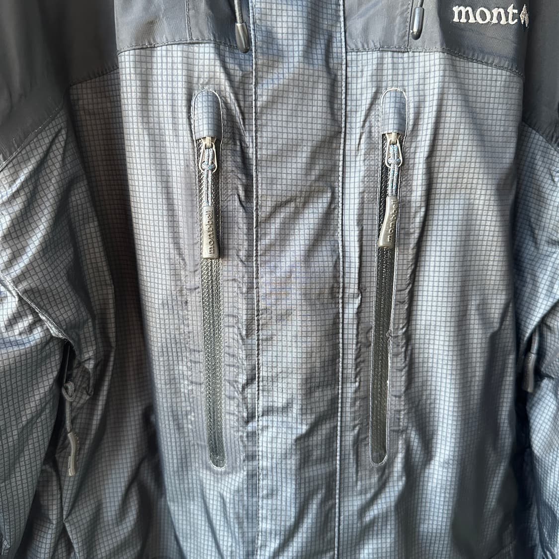 몽벨 재팬 나일론 마운틴 자켓 블랙 차콜 L 상품이미지5
