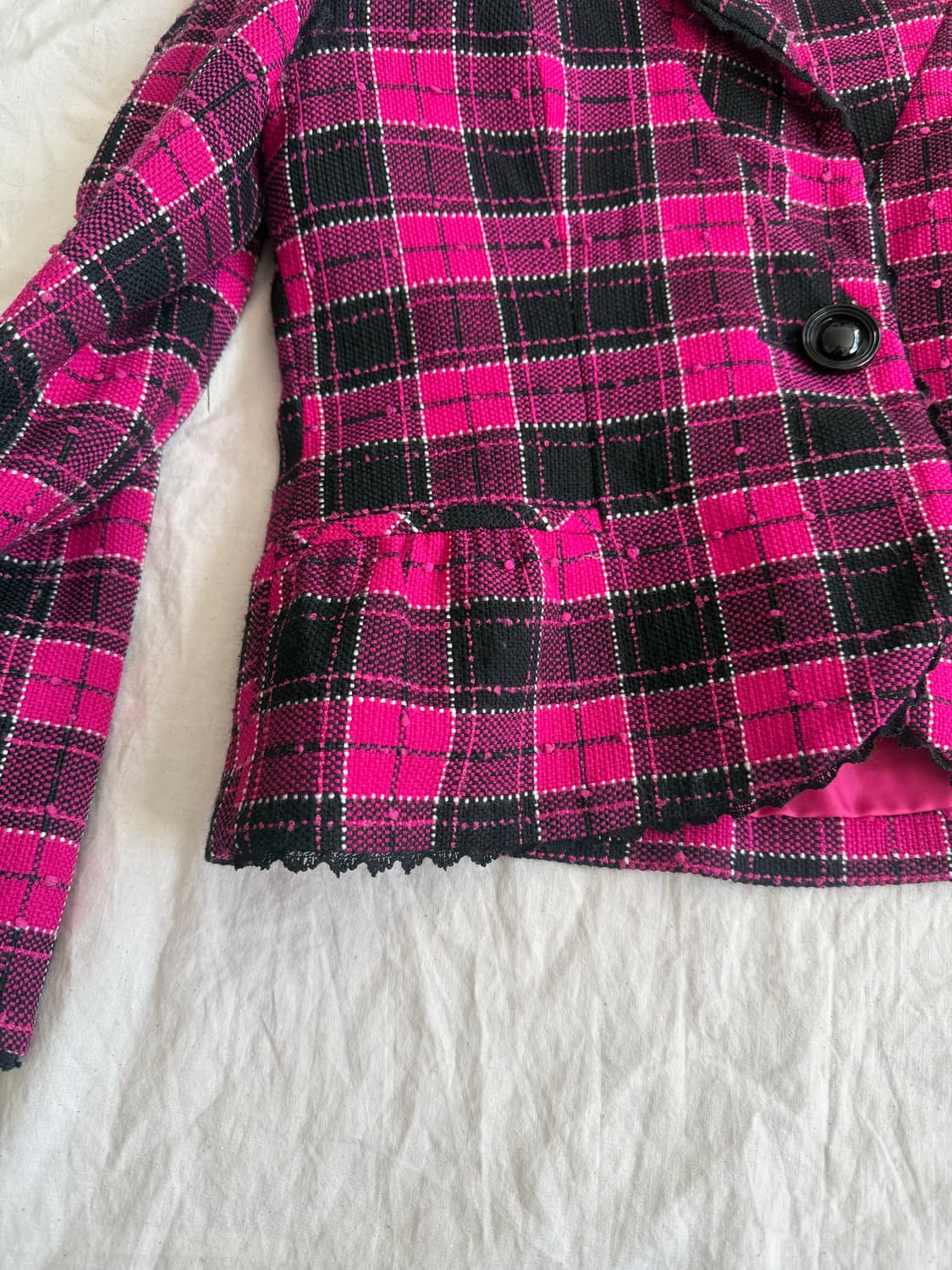 갸루펑크 나나펑크 트위드 자켓 상품이미지8