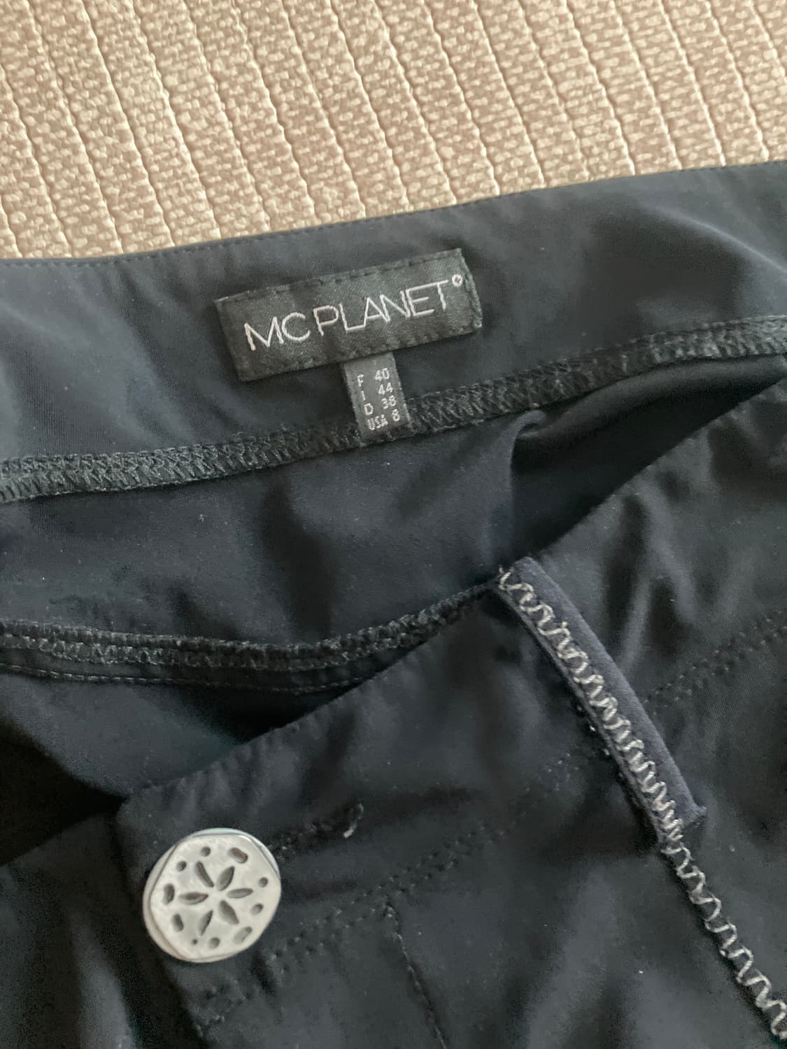 유럽빈티지 MC planet vintage black pants 상품이미지5