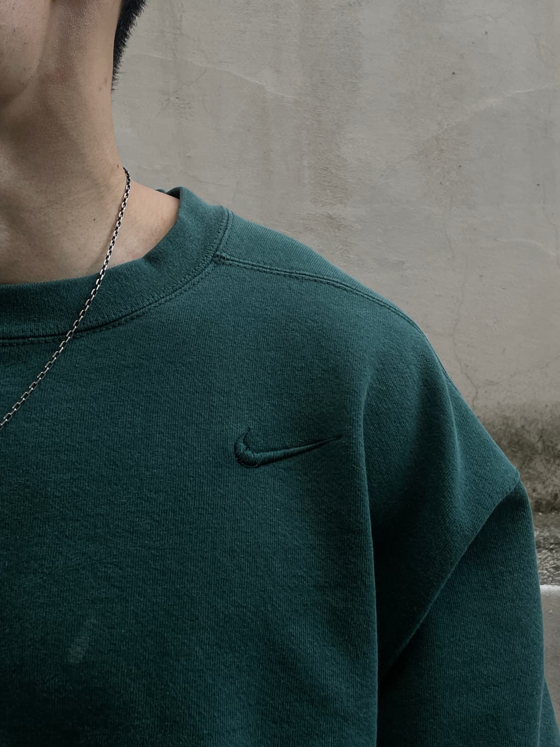 USA Made)90s Nike Swoosh Forest Green 상품이미지3