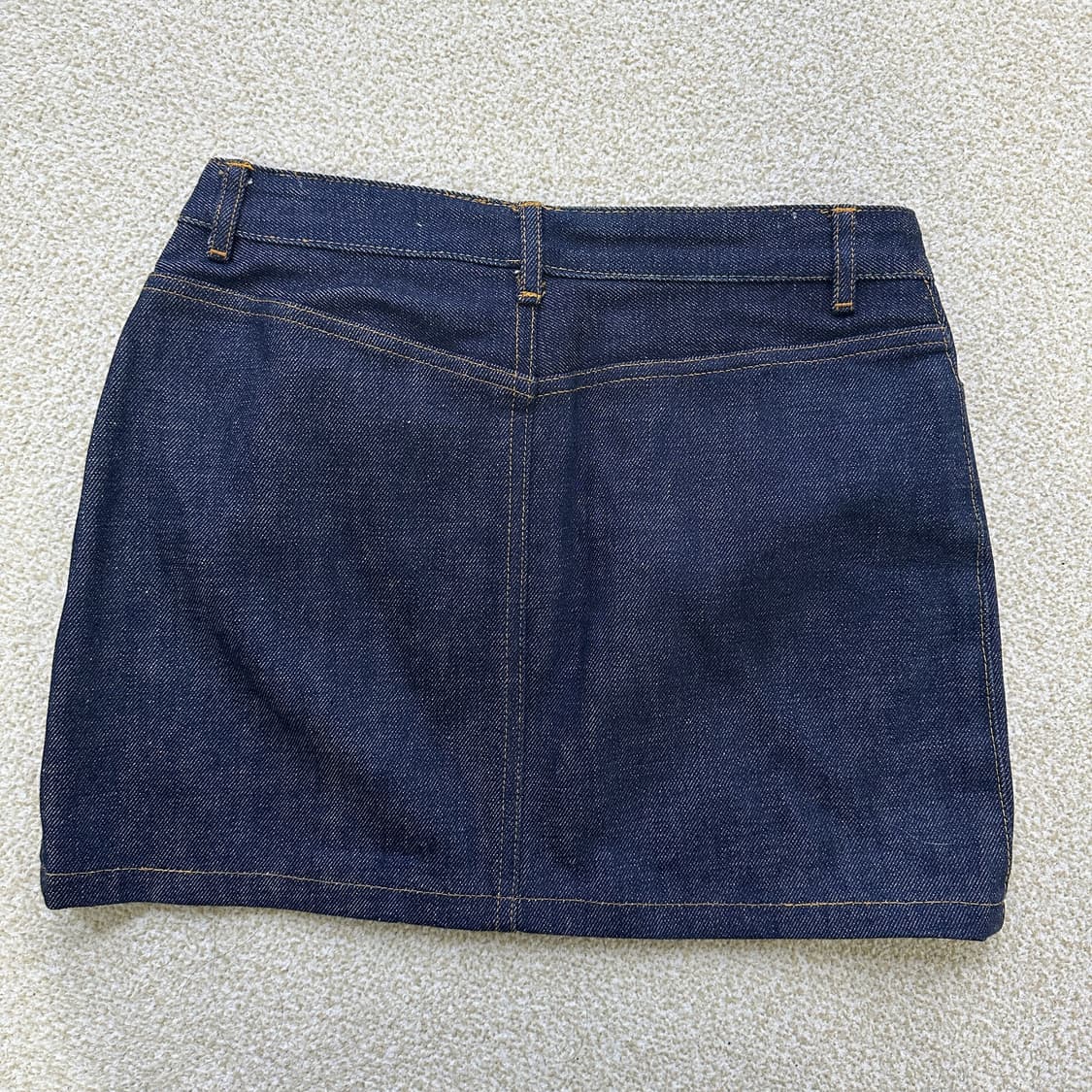 실측확인 아페쎄 데님 미니 스커트 0316D 상품이미지4