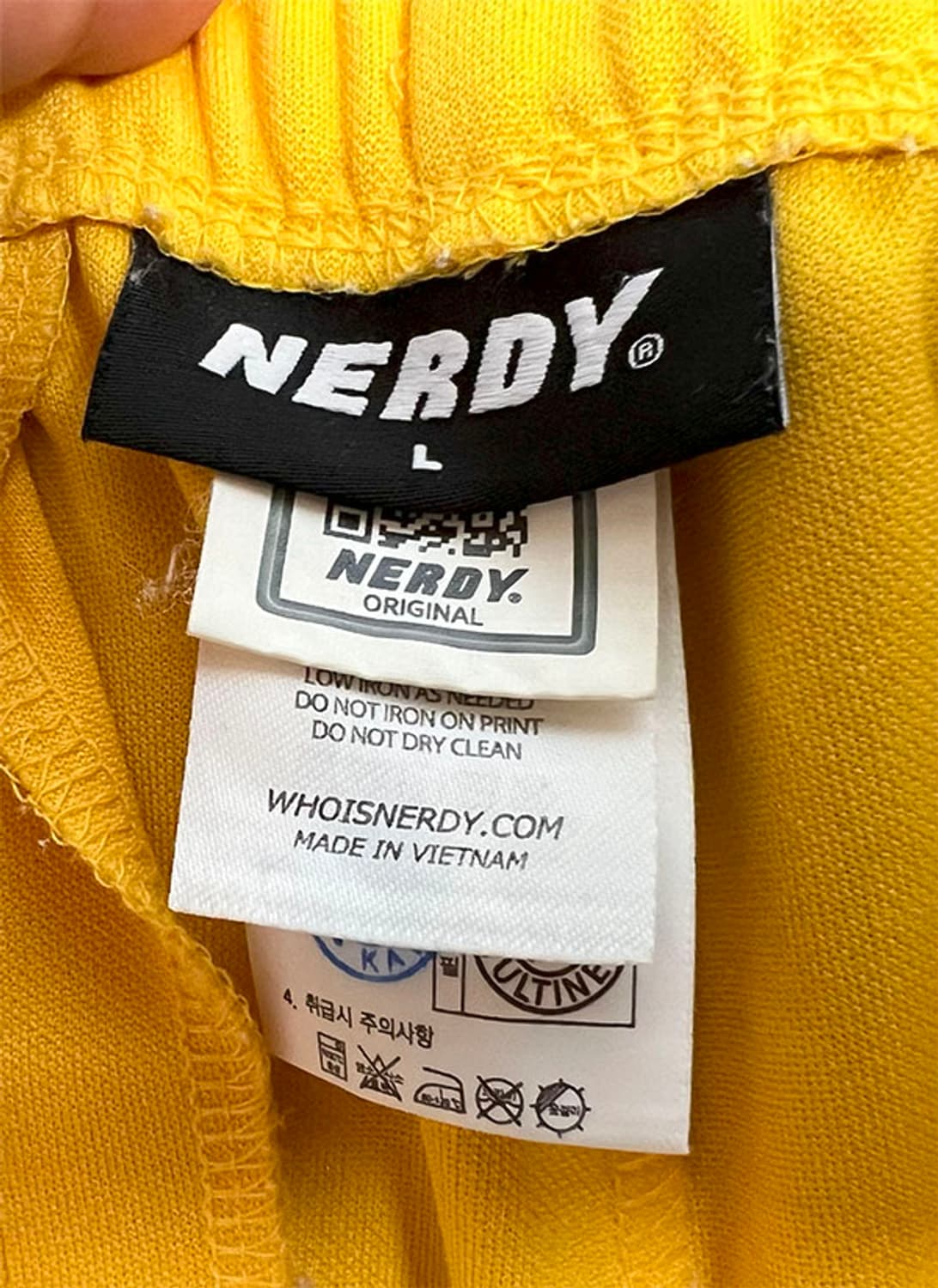 NERDY 널디 남자 트랙쇼츠 반바지 운동복 여름 L 32 상품이미지5