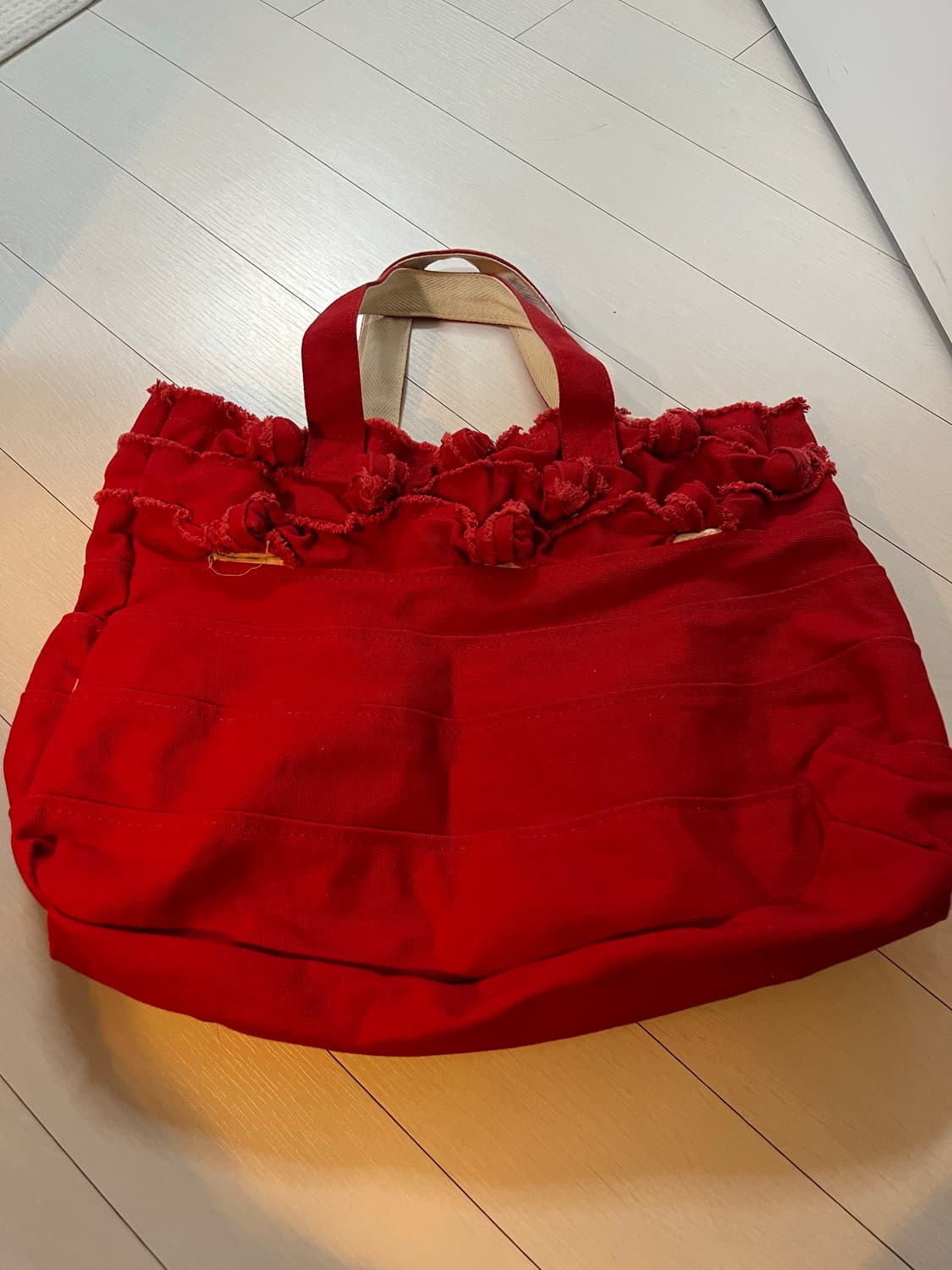 꼼데가르송 트리콧 캠버스 프릴 백 상품이미지2