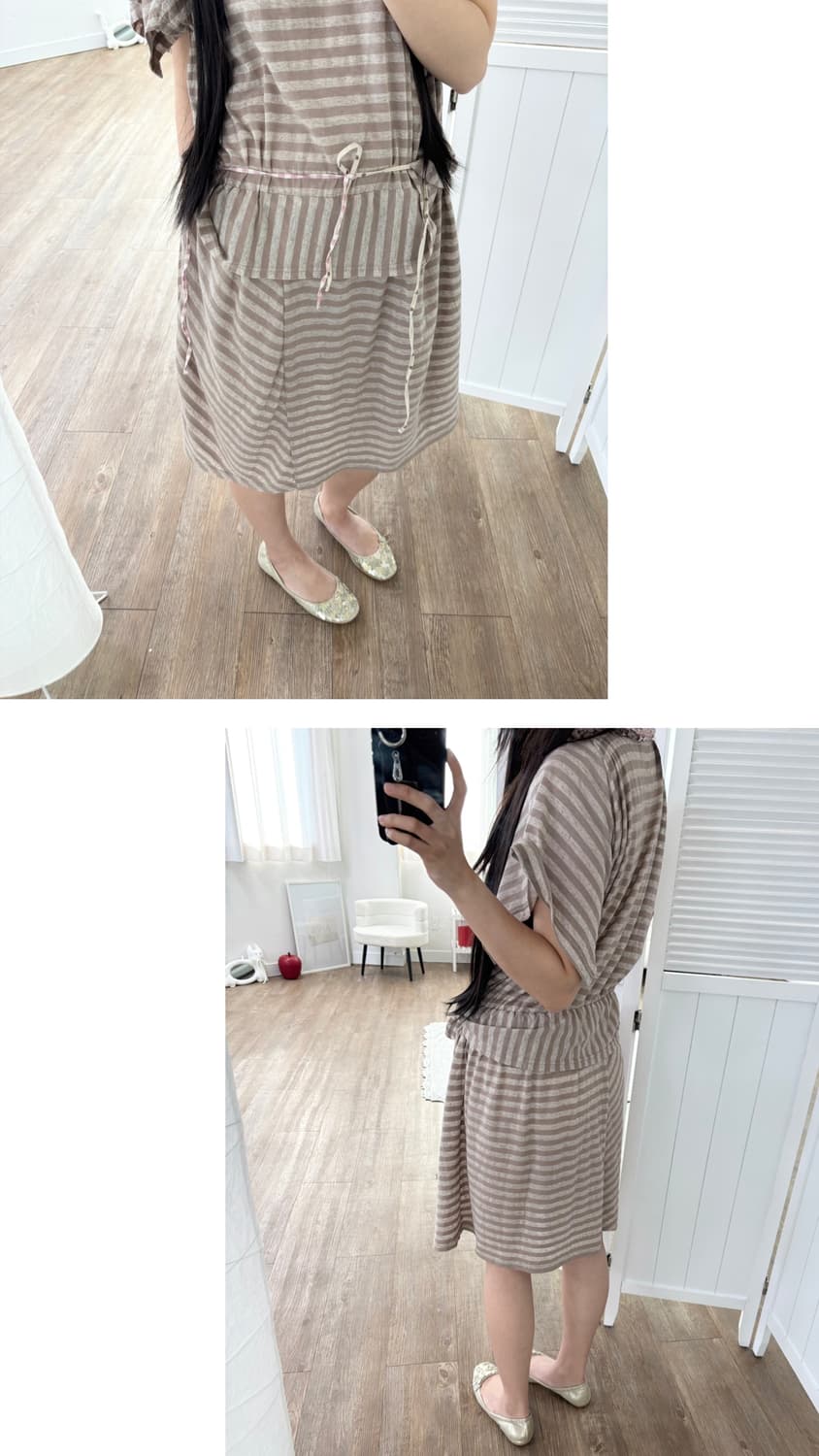 네넷 패브릭 트위스트 원피스 상품이미지4