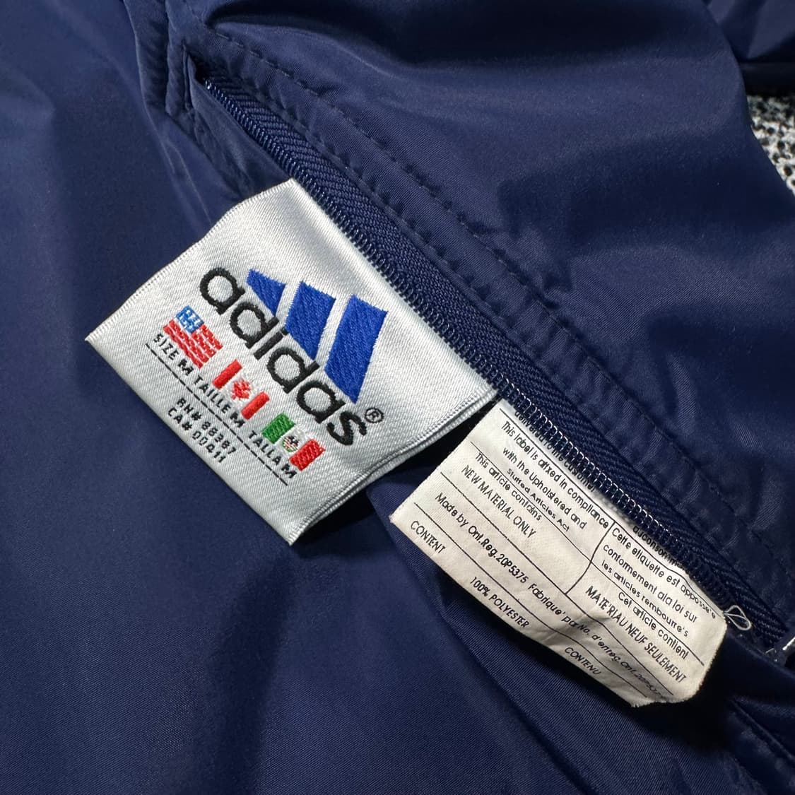 아디다스 양면 리버시블 올드스쿨 오버핏 코튼&바람막이 자켓 :) 상품이미지5