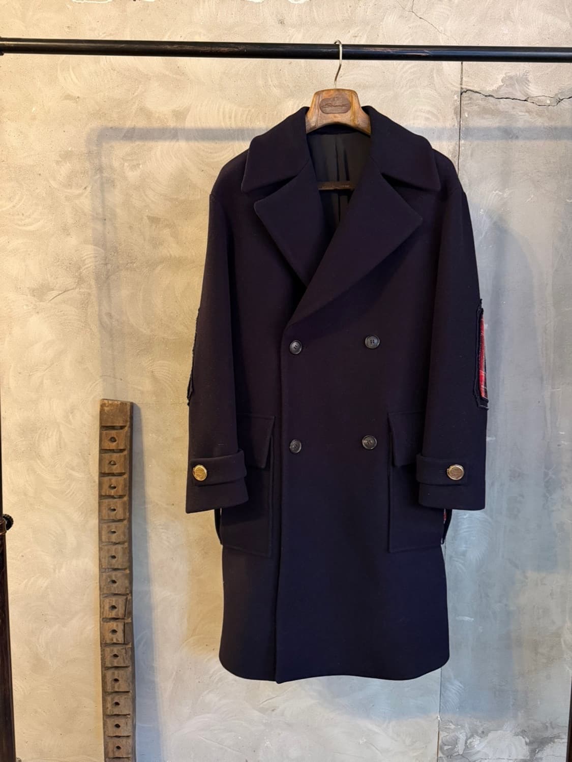 시스템 더블 브레스티드 코트 100~105 상품이미지10