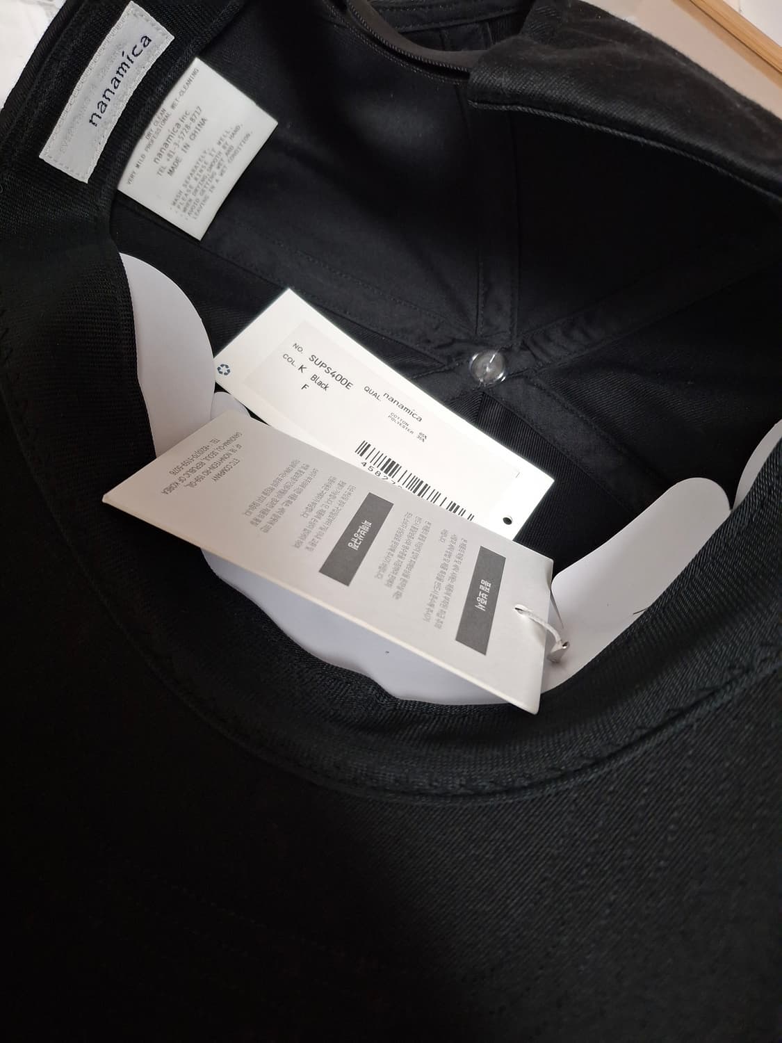 나나미카 치노캡 블랙 상품이미지2