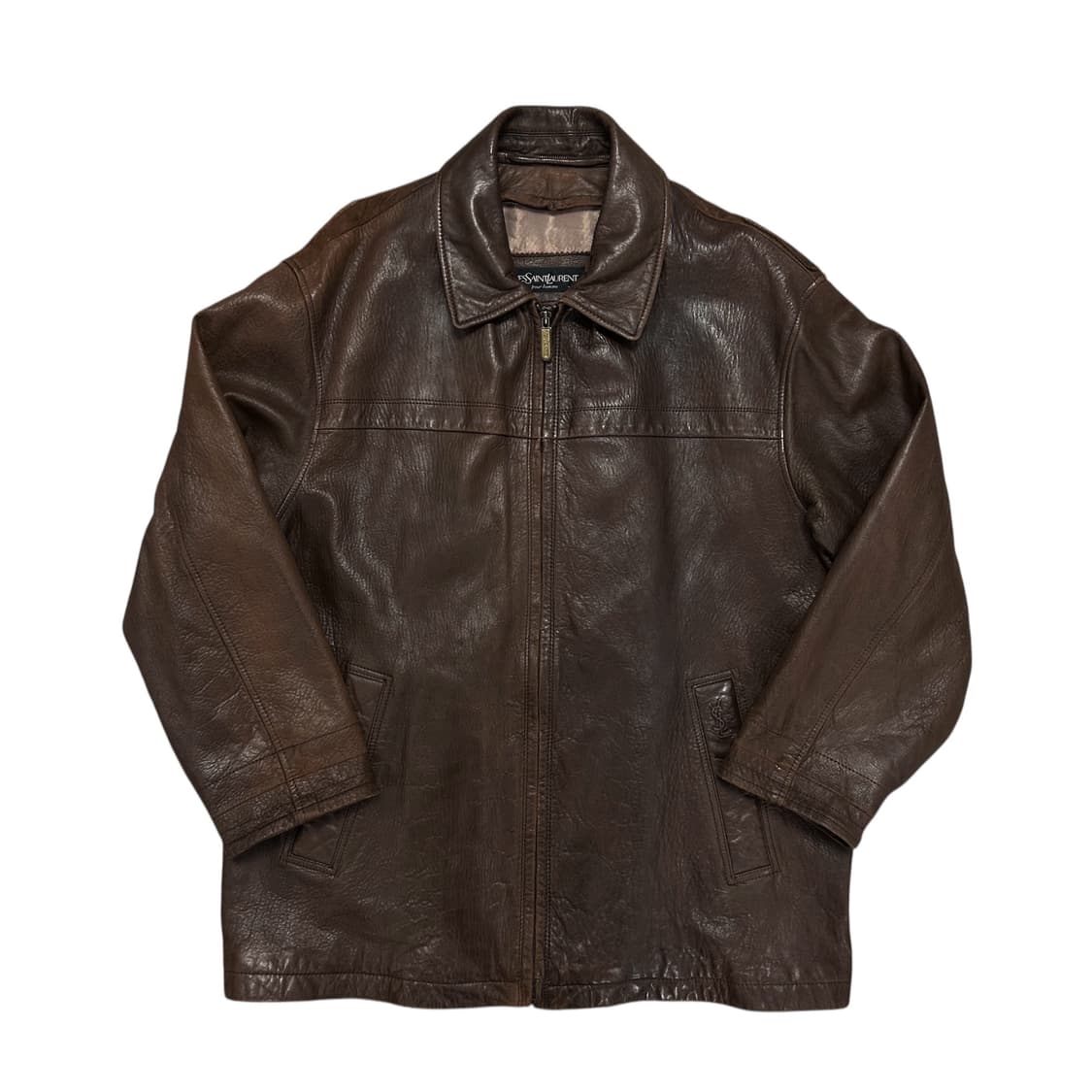 입생로랑 90s 양가죽 레더자켓(95) 상품이미지1