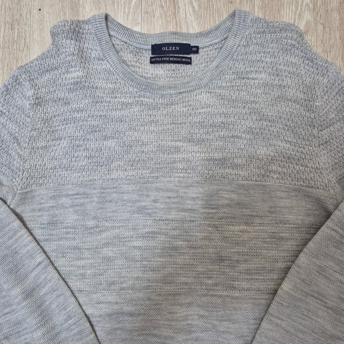 올젠 메리노 울 라운드 니트 상품이미지2