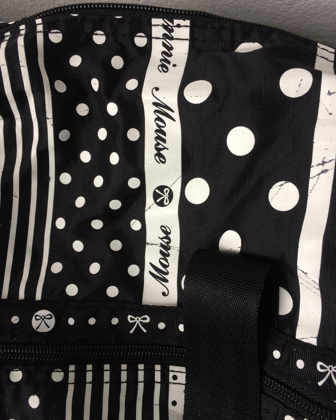 disney dot pattern mixed duffle bag 상품이미지5