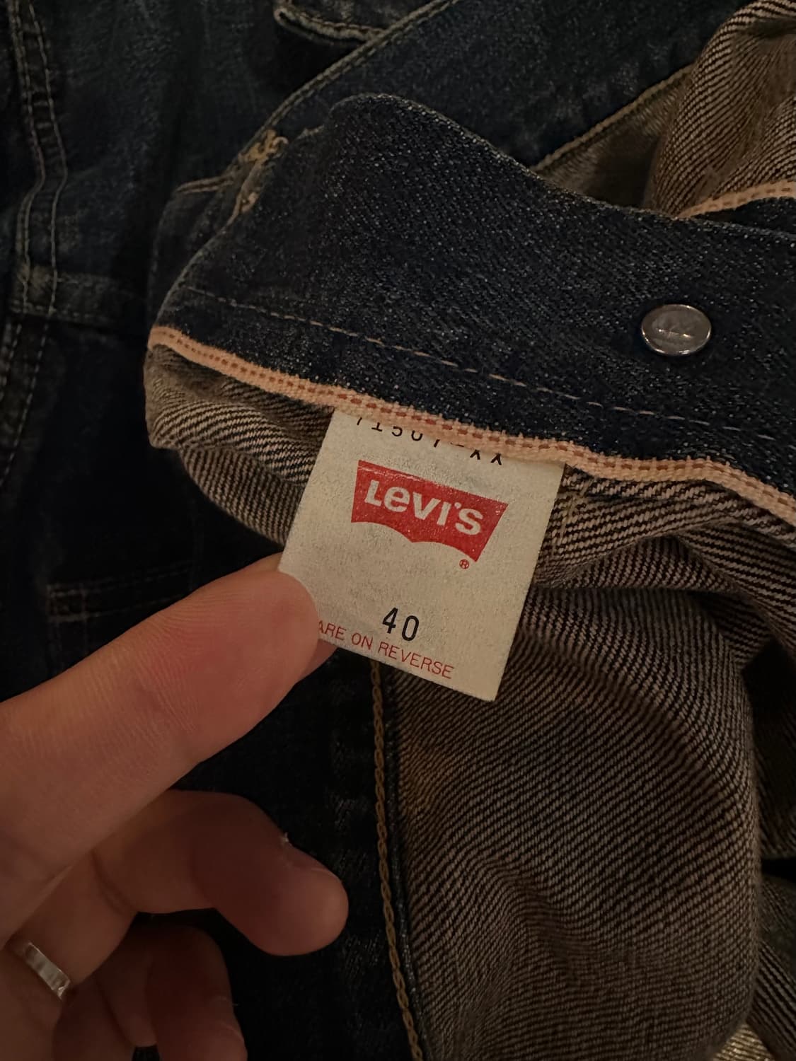 90s LVC Levis 507XX 2nd Denim Jakcet 상품이미지8
