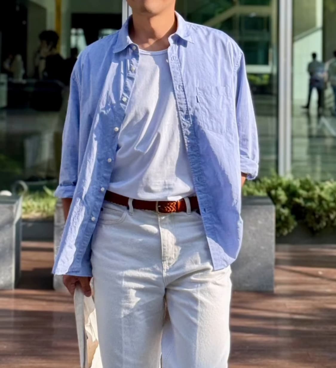 포터리 컴포트 셔츠 삭스컬러 2(105) 상품이미지2